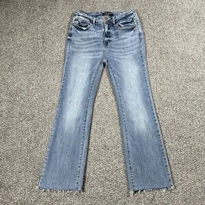 Judy Blue Jeans Womens 30 Bootcut Medium Wash High Rise Stretch Boho Denim